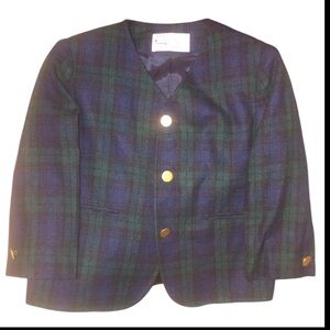 Vintage IMP originals Plaid Classic Suit Jacket Blazer , Size 4 t